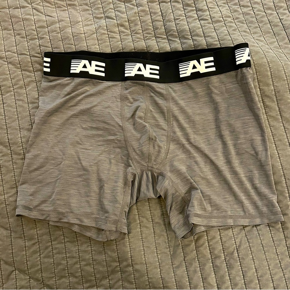 American Eagle Gray Cooling Mesh Boxer Briefs